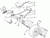 Toro 42-16BE01 (246-H) - 246-H Yard Tractor, 1992 (2000001-2999999) Pièces détachées FRONT AXLE ASSEMBLY