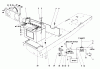 Toro 55003 (800) - 800 Recoil Lawn Tractor, 1970 (0000001-0999999) Listas de piezas de repuesto y dibujos ELECTRICAL ASSEMBLY