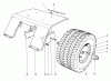 Toro 55055 (800) - 800 Electric Lawn Tractor, 1971 (1000001-1999999) Listas de piezas de repuesto y dibujos REAR TIRE AND FENDER ASSEMBLY