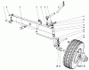 Toro 55166 (880) - 880 Electric Tractor, 1972 (2000001-2999999) Listas de piezas de repuesto y dibujos FRONT AXLE ASSEMBLY