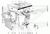 Toro 55233 - 36" Side Discharge Mower, 1973 (3000001-3999999) Listas de piezas de repuesto y dibujos HOOD AND ENGINE ASSEMBLY