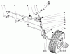 Toro 55256 (888) - 888 matic Tractor, 1971 (1000001-1999999) Listas de piezas de repuesto y dibujos FRONT AXLE ASSEMBLY
