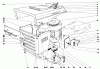 Toro 57002 - 25" Lawn Tractor, 1969 (9000001-9999999) Listas de piezas de repuesto y dibujos 905 AND 910 HOOD AND ENGINE ASSEMBLY