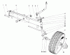Toro 57060 - 25" Lawn Tractor, 1970 (0000001-0999999) Listas de piezas de repuesto y dibujos FRONT AXLE ASSEMBLY