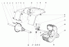 Toro 57060 - 25" Lawn Tractor, 1970 (0000001-0999999) Listas de piezas de repuesto y dibujos REAR AXLE ASSEMBLY