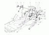 Toro 57351 - 32" Lawn Tractor, 1977 (7000001-7999999) Spareparts SHIFT & CLUTCH ASSEMBLY