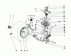Toro 57300 (8-32) - 8-32 Front Engine Rider, 1978 (8000001-8999999) Listas de piezas de repuesto y dibujos TRANSAXLE & CLUTCH ASSEMBLY