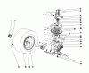 Toro 57300 (8-32) - 8-32 Front Engine Rider, 1979 (9000001-9999999) Listas de piezas de repuesto y dibujos TRANSAXLE & CLUTCH ASSEMBLY