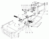 Toro 57360 (11-32) - 11-32 Lawn Tractor, 1981 (1000001-1999999) Listas de piezas de repuesto y dibujos BRAKE & CLUTCH PEDAL ASSEMBLY