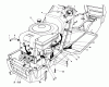 Toro 57360 (11-32) - 11-32 Lawn Tractor, 1981 (1000001-1999999) Listas de piezas de repuesto y dibujos ENGINE ASSEMBLY MODEL 57300