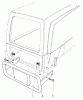 Toro 57360 (11-32) - 11-32 Lawn Tractor, 1983 (3000001-3999999) Listas de piezas de repuesto y dibujos BUMPER KIT MODEL NO. 59102 (OPTIONAL)