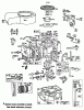 Toro 57360 (11-32) - 11-32 Lawn Tractor, 1983 (3000001-3999999) Listas de piezas de repuesto y dibujos ENGINE BRIGGS & STRATTON MODEL 252707-0230-01 (MODEL 57360) #2
