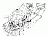 Toro 57300 (8-32) - 8-32 Front Engine Rider, 1984 (4000001-4999999) Spareparts ENGINE ASSEMBLY MODEL 57300