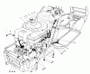 Toro 57300 (8-32) - 8-32 Front Engine Rider, 1984 (4000001-4999999) Spareparts ENGINE ASSEMBLY MODEL 57360