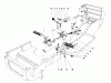 Toro 57305 - 32" Lawn Tractor, 1978 (8000001-8999999) Spareparts BRAKE & CLUTCH PEDAL ASSEMBLY