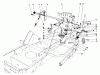 Toro 57305 - 32" Lawn Tractor, 1978 (8000001-8999999) Spareparts SHIFT & CLUTCH ASSEMBLY