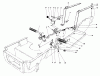 Toro 57356 (11-42) - 11-42 Lawn Tractor, 1978 (8000001-8999999) Spareparts BRAKE & CLUTCH PEDAL ASSEMBLY