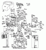 Toro 57356 (11-42) - 11-42 Lawn Tractor, 1978 (8000001-8999999) Spareparts BRIGGS & STRATTON MODEL 252707-0146-01 #1