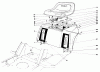 Toro 57356 (11-42) - 11-42 Lawn Tractor, 1978 (8000001-8999999) Spareparts REAR BODY & SEAT ASSEMBLY