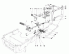 Toro 57356 (11-42) - 11-42 Lawn Tractor, 1979 (9000001-9999999) Listas de piezas de repuesto y dibujos BRAKE & CLUTCH PEDAL ASSEMBLY