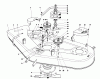 Toro 57356 (11-42) - 11-42 Lawn Tractor, 1979 (9000001-9999999) Spareparts CUTTING DECK