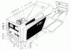 Toro 57356 (11-42) - 11-42 Lawn Tractor, 1979 (9000001-9999999) Spareparts HOOD ASSEMBLY