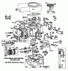 Toro 57356 (11-42) - 11-42 Lawn Tractor, 1980 (0000001-0999999) Listas de piezas de repuesto y dibujos ENGINE BRIGGS & STRATTON MODEL 252707-0177-01 #1