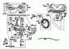 Toro 57356 (11-42) - 11-42 Lawn Tractor, 1980 (0000001-0999999) Listas de piezas de repuesto y dibujos ENGINE BRIGGS & STRATTON MODEL 252707-0177-01 #2