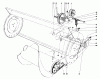 Toro 57356 (11-42) - 11-42 Lawn Tractor, 1983 (3000001-3999999) Listas de piezas de repuesto y dibujos 36" SNOWTHROWER ATTACHMENT MODEL 59136 (OPTIONAL) #2