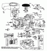 Toro 57357 (11-44) - 11-44 Lawn Tractor, 1984 (4000001-4999999) Listas de piezas de repuesto y dibujos ENGINE BRIGGS & STRATTON MODEL 253707-0157-01 #1