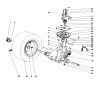 Toro 57356 (11-42) - 11-42 Lawn Tractor, 1985 (5000001-5999999) Listas de piezas de repuesto y dibujos TRANSAXLE & CLUTCH ASSEMBLY