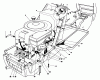 Toro 57385 - 11 hp Front Engine Rider, 1980 (0000001-0999999) Spareparts ENGINE ASSEMBLY MODEL 57380