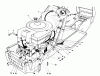 Toro 57385 - 11 hp Front Engine Rider, 1981 (1000001-1999999) Spareparts ENGINE ASSEMBLY