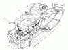 Toro 57450 (12-32) - 12-32 Lawn Tractor, 1991 (1000001-1999999) Listas de piezas de repuesto y dibujos ENGINE ASSEMBLY