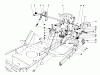 Toro 57450 (12-32) - 12-32 Lawn Tractor, 1991 (1000001-1999999) Listas de piezas de repuesto y dibujos SHIFT & CLUTCH ASSEMBLY