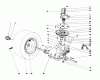 Toro 57450 (12-32) - 12-32 Lawn Tractor, 1991 (1000001-1999999) Listas de piezas de repuesto y dibujos TRANSAXLE & CLUTCH ASSEMBLY