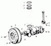 Toro 61-20RG01 (D-250) - D-250 10-Speed Tractor, 1976 Listas de piezas de repuesto y dibujos CRANKSHAFT AND CONNECTION ROD