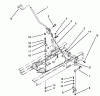 Toro 71182 (12-32XL) - 12-32XL Lawn Tractor, 1994 (4900001-4999999) Listas de piezas de repuesto y dibujos SHIFT ASSEMBLY