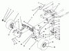 Toro 71184 (12-38XL) - 12-38XL Lawn Tractor, 1995 (5900001-5910000) Pièces détachées FRONT AXLE ASSEMBLY