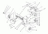 Toro 71184 (12-38XL) - 12-38XL Lawn Tractor, 1996 (6900001-6999999) Listas de piezas de repuesto y dibujos FRONT AXLE ASSEMBLY