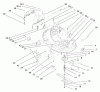 Toro 71185 (13-38XL) - 13-38XL Lawn Tractor, 1996 (6900001-6999999) Listas de piezas de repuesto y dibujos DECK ASSEMBLY