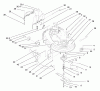 Toro 71205 (13-38XL) - 13-38XL Lawn Tractor, 1997 (79000001-79999999) Listas de piezas de repuesto y dibujos DECK ASSEMBLY (38" CUTTING UNIT)