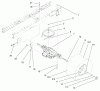 Toro 71205 (13-38XL) - 13-38XL Lawn Tractor, 1997 (79000001-79999999) Listas de piezas de repuesto y dibujos TRANSAXLE ASSEMBLY