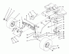 Toro 71191 (13-38HXL) - 13-38HXL Lawn Tractor, 1995 (5910001-5999999) Spareparts FRONT AXLE ASSEMBLY