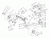 Toro 71191 (13-38HXL) - 13-38HXL Lawn Tractor, 1995 (5910001-5999999) Listas de piezas de repuesto y dibujos FRONT AXLE ASSEMBLY