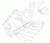 Toro 71196 (16-44HXL) - 16-44HXL Lawn Tractor, 1998 (8900001-8999999) Listas de piezas de repuesto y dibujos FRAME ASSEMBLY
