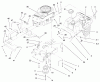 Toro 71197 (17-44HXL) - 17-44HXL Lawn Tractor, 1999 (9900001-9999999) Spareparts ENGINE SYSTEMS COMPONENTS ASSEMBLY