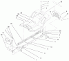 Toro 71280 (17-44HXLE) - 17-44HXLE Lawn Tractor, 1999 (9900001-9999999) Listas de piezas de repuesto y dibujos FRAME & BODY ASSEMBLY