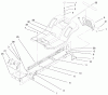 Toro 71197 (17-44HXL) - 17-44HXL Lawn Tractor, 1999 (9900001-9999999) Spareparts FRAME & BODY ASSEMBLY