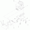 Toro 71199 (12-32XL) - 12-32XL Lawn Tractor, 2002 (220000001-220999999) Listas de piezas de repuesto y dibujos "L" ENGINE SYSTEM COMPONENTS ASSEMBLY